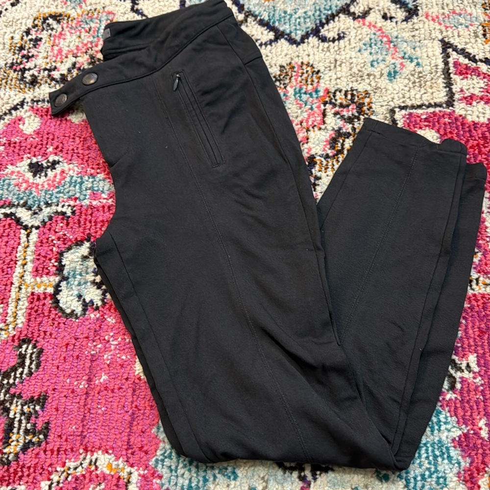 Dark grey Vince Ponte front seam zipperfly pants, women’s size 2, work, stretch